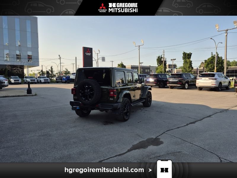 Jeep Wrangler MH4476 | Unlimited Sahara 4xe Hybride * Mags * Carplay 2022 Noir Laval - photo #10