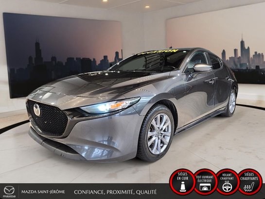 2022 Mazda Mazda3 Sport GS LUXURY | AWD | CUIR | TOIT OUVRANT | Grey