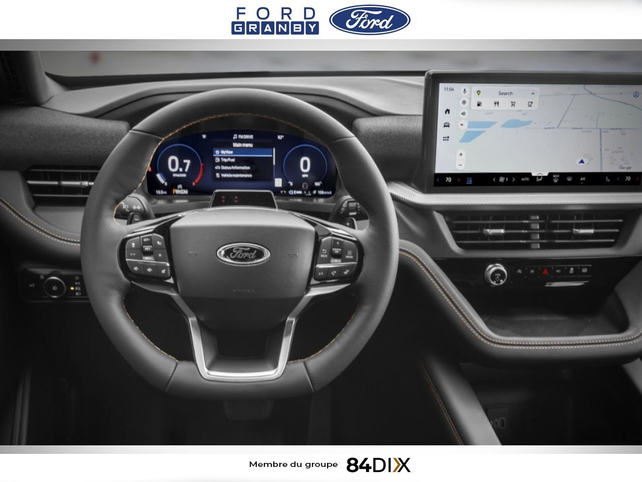 2026 Ford Explorer Agate Black Metallic Granby - photo #5