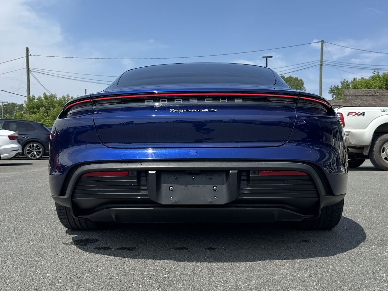 2020 Porsche Taycan 4S Blue Granby - photo #7