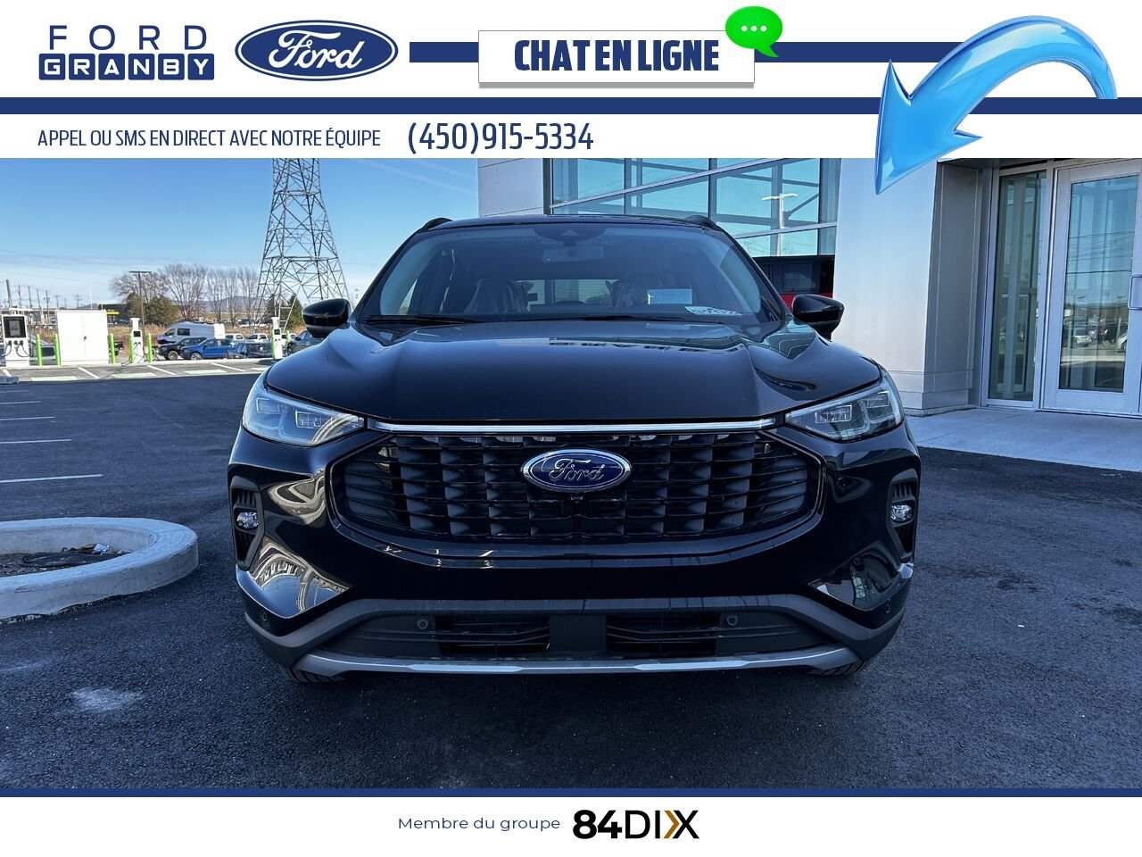 2025 Ford Escape Agate Black Metallic Granby - photo #7