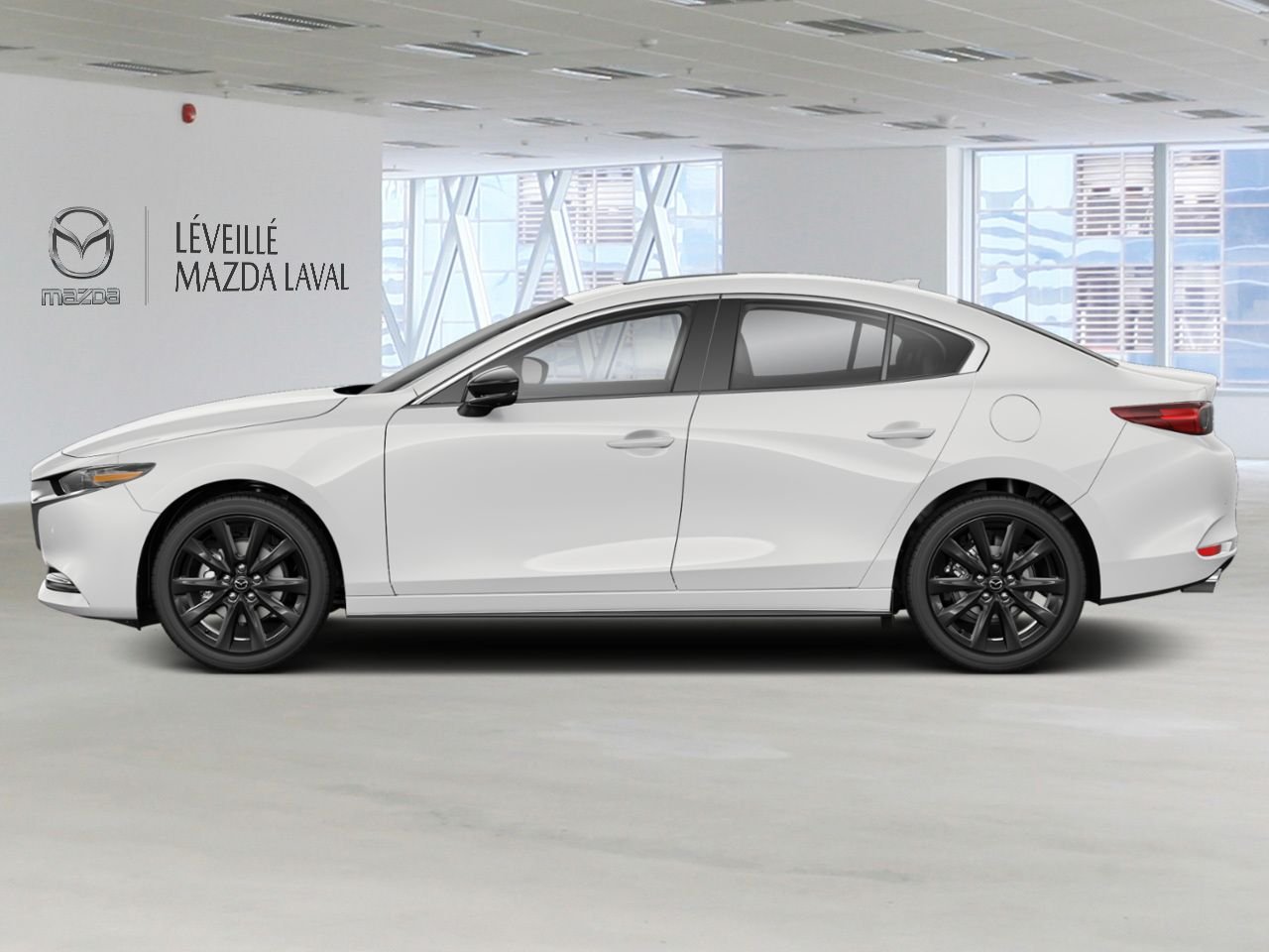 Mazda Mazda3 GT avec moteur turbo TI i-ACTIV 2026 Blanc Laval - photo #1