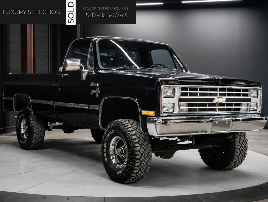 1986 Chevrolet Silverado 4x4 1986 Black