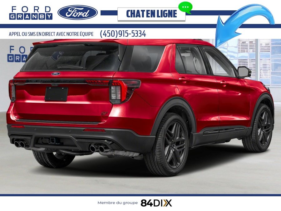 2026 Ford Explorer Rapid Red Metallic Tinted Clearcoat