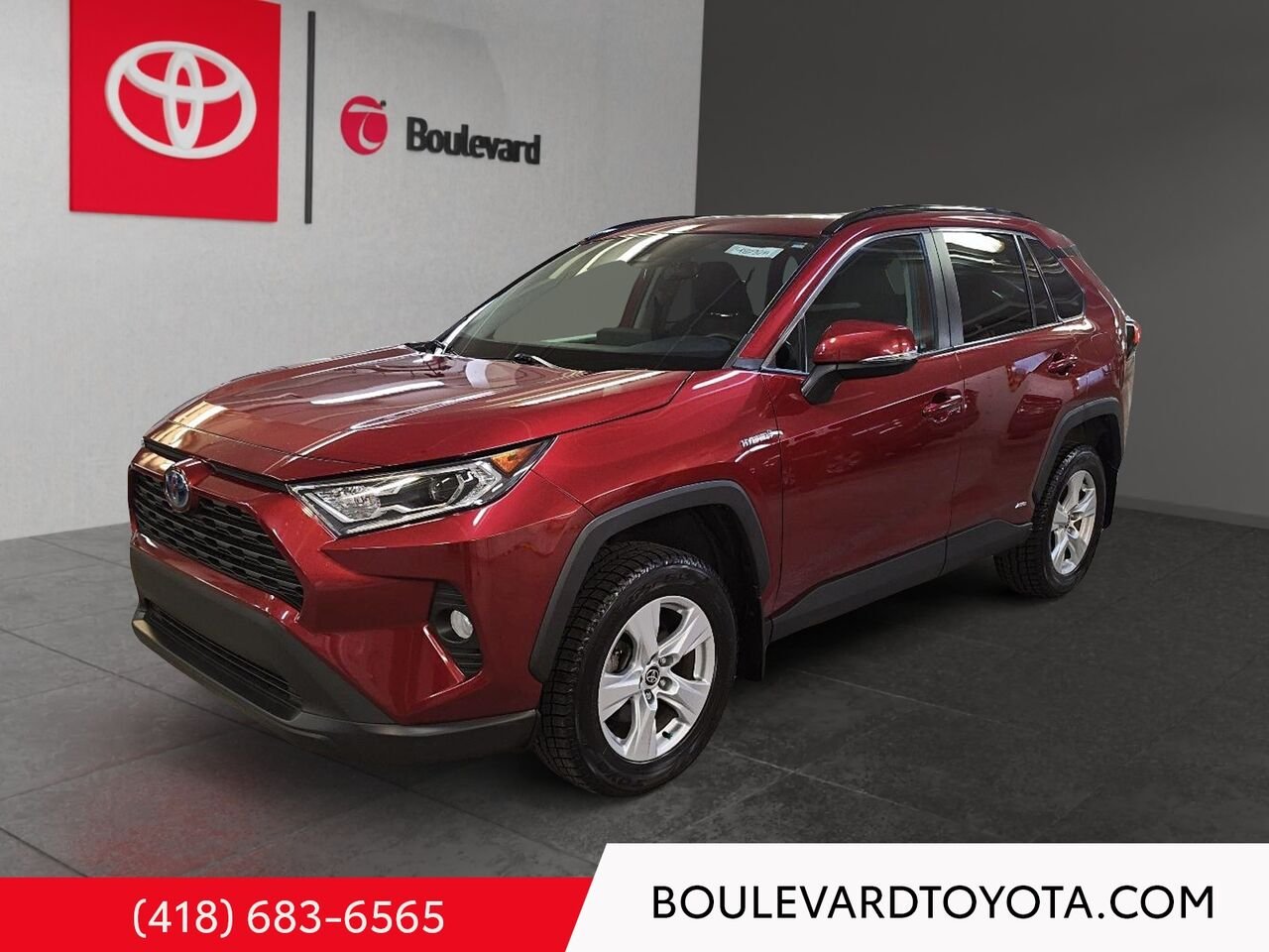 Toyota RAV4 98232A-52 | HYBRIDE XLE, AWD 2021 Rouge Québec - photo #0
