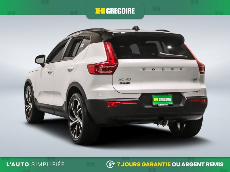 Volvo XC40 821529 | R-Design AWD AUTO AC CUIR TOIT NAV MAGS CAM RECUL 2021 Blanc Laval - photo #5