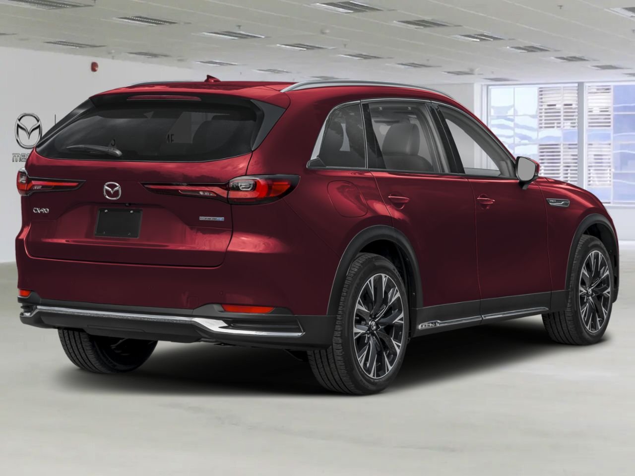 MAZDA CX-90 hybride rechargeable GT TI 2026 Rouge artisanal cristal métallisé Saint-Jérôme - photo #2