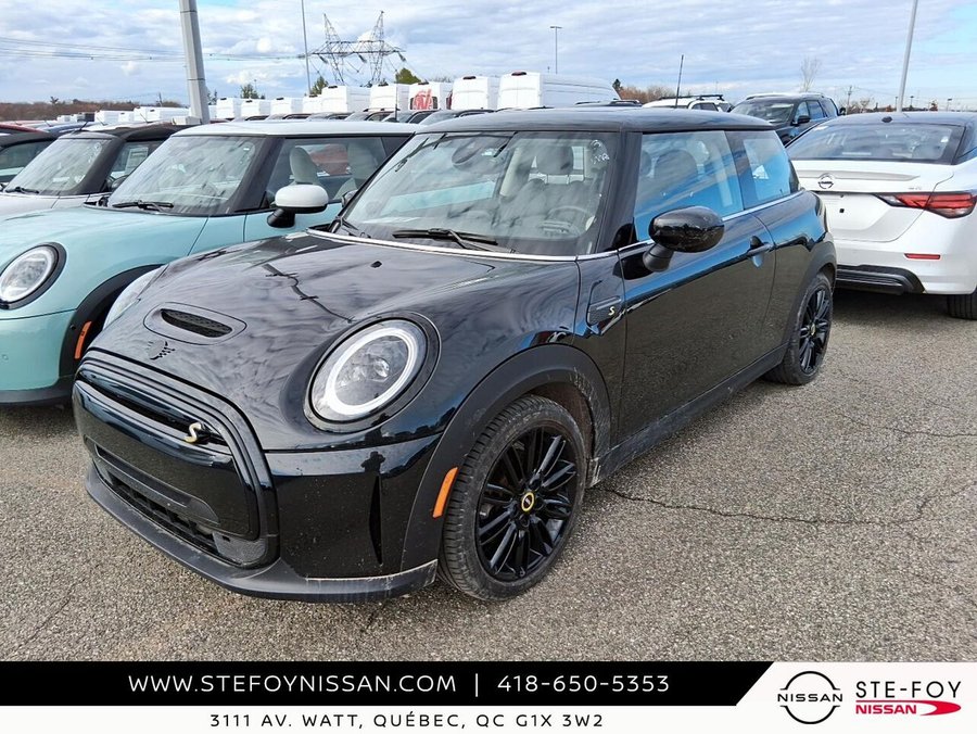 2023 MINI 3 portes COOPER SE ELECTRIQUE DUAL MOONROOF 2023 Black