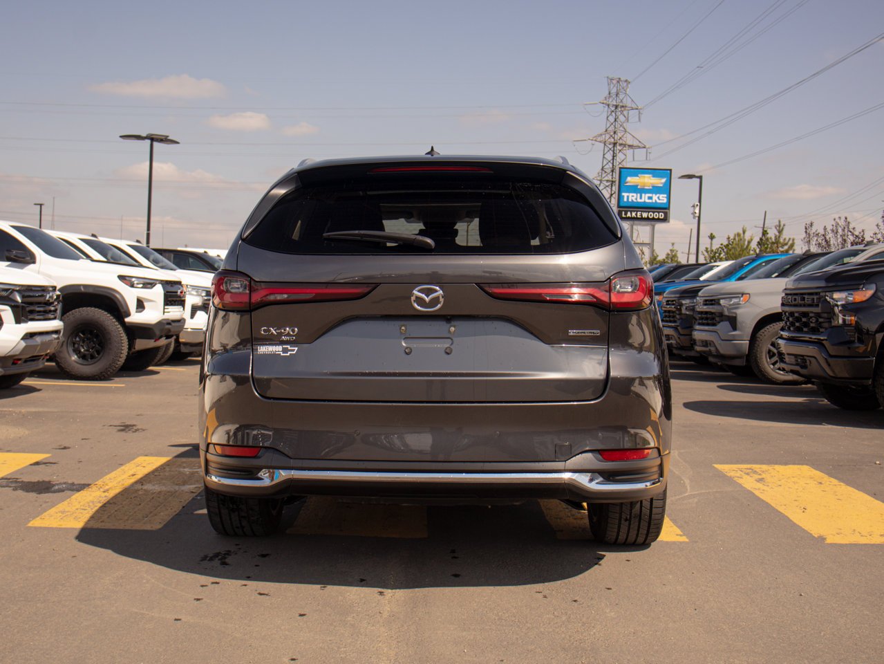 2025 Mazda CX-90 MHEV GT AWD Grey Sherwood Park - photo #8