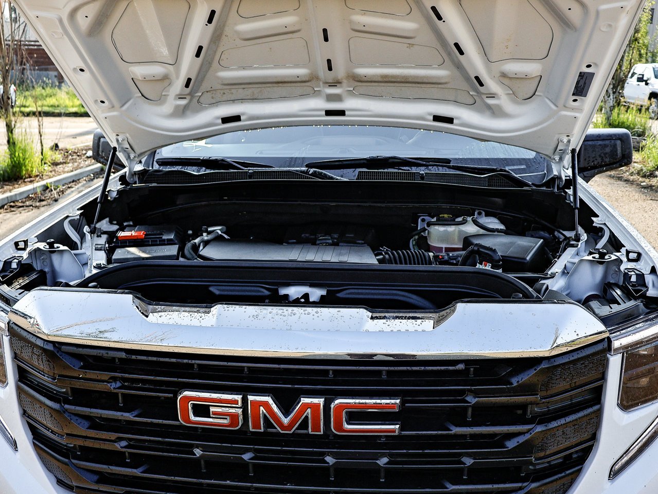 2024 GMC Sierra 1500 4WD Crew Cab 147 Pro White Sherwood Park - photo #8