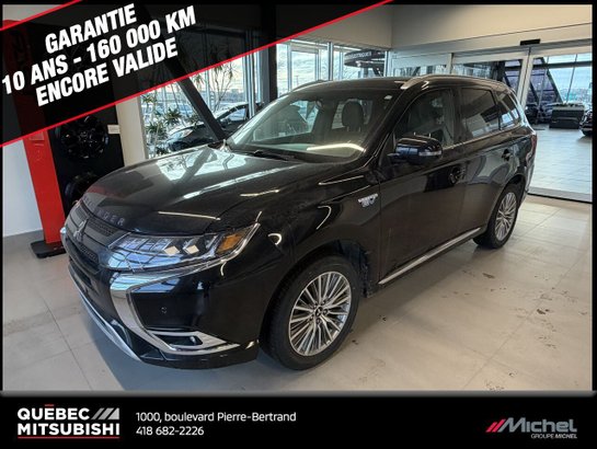 Mitsubishi Outlander PHEV SEL S-AWC, Hybride, Entrée sans clef, Jamais accidenté 2021 Noir