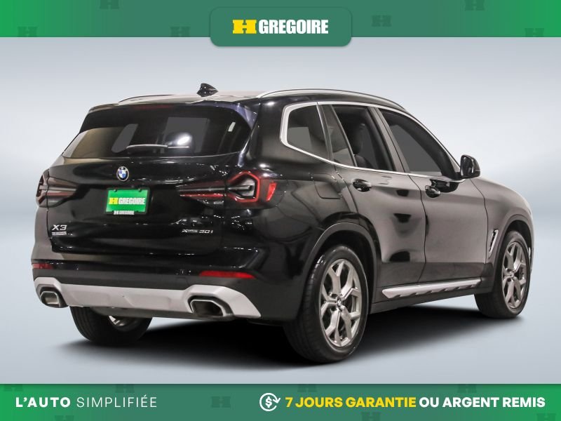 BMW X3 2022 Noir Blainville - photo #8
