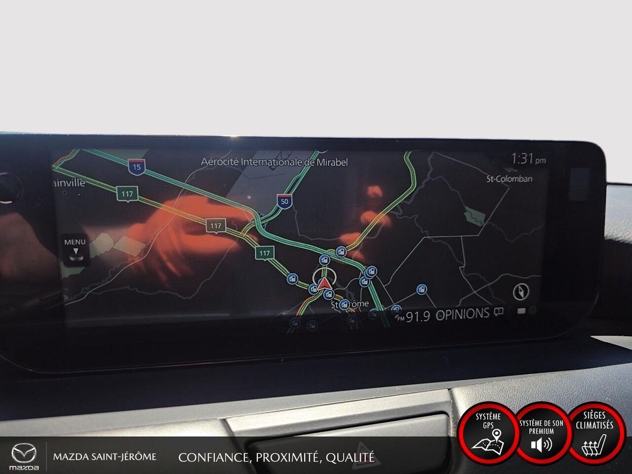 2024 Mazda CX-90 hybride rechargeable GT | TOIT OUVRANT | CUIR | AWD | Black Saint-Jérôme - photo #18