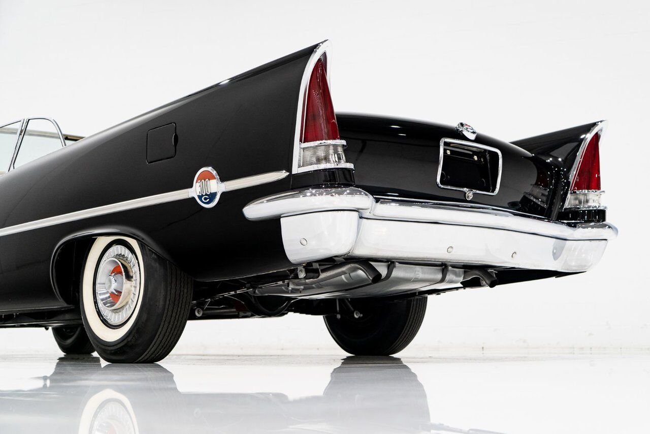 1957 Chrysler 300C 1 of 474 convertibles produced **PRICE IN USD** Black Montreal - photo #27