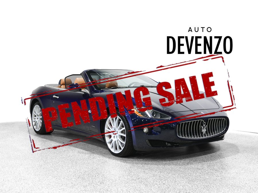 Maserati GranTurismo Convertible 2016 2016 Bleu