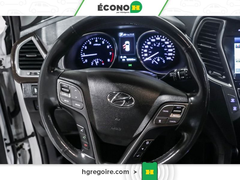 Hyundai Santa Fe 725320 | Ultimate AWD AUTO AC UIR TOIT NAV MAGS CAM RECULE 2018 Blanc Laval - photo #13