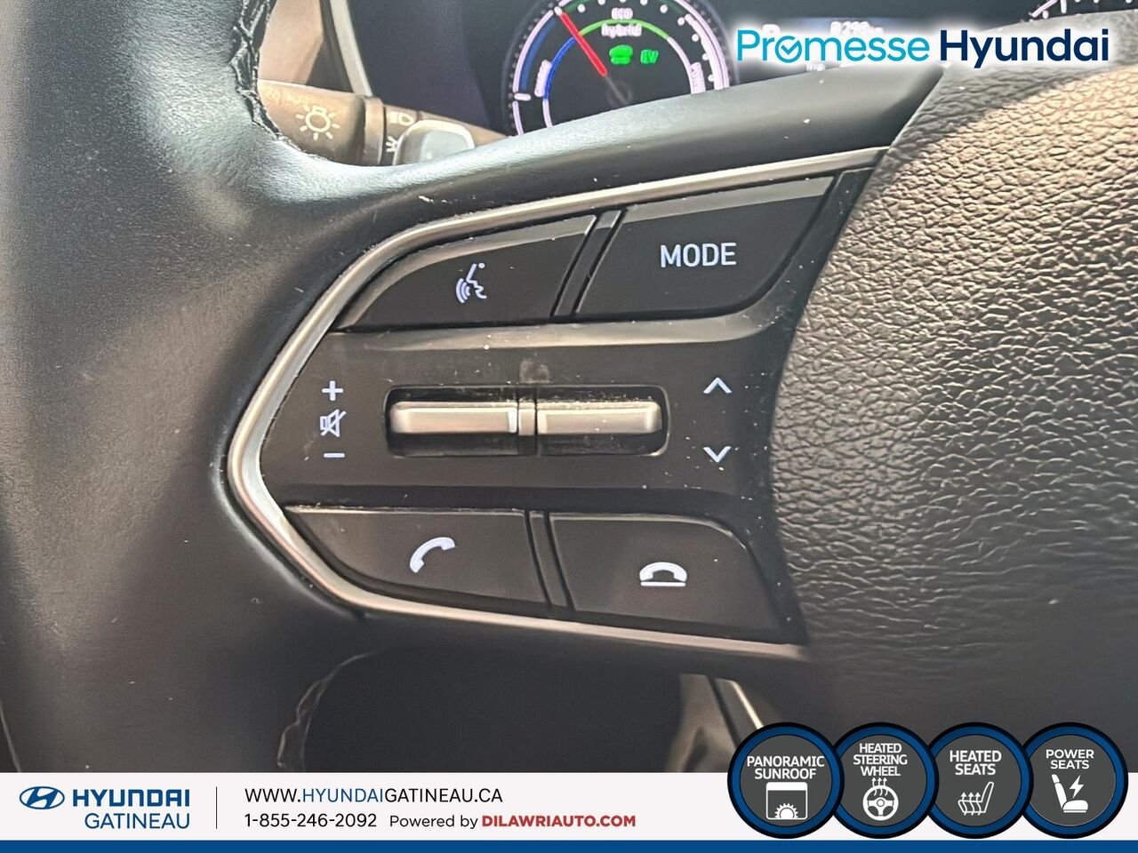2022 Hyundai Santa Fe Hybrid White Gatineau - photo #11