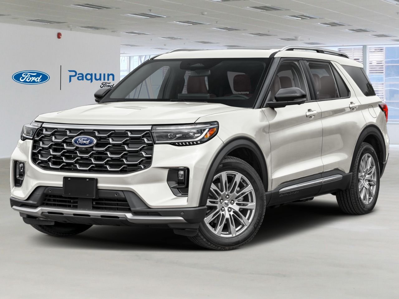 2026 Ford Explorer Star White Metallic Tri-Coat Rouyn-Noranda - photo #0