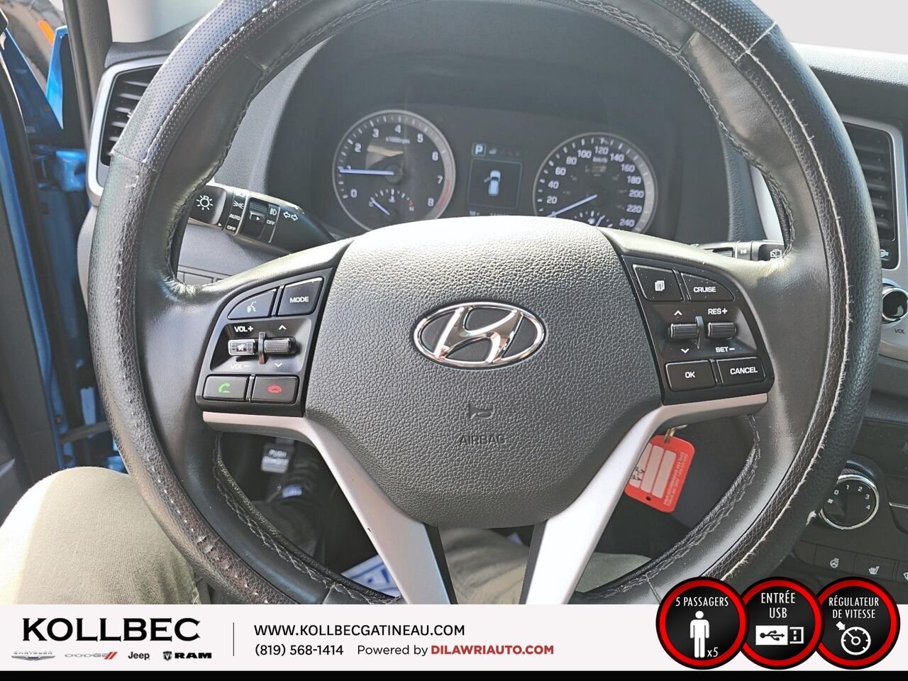 2017 HYUNDAI TUCSON 26981 | Premium 2.0L AWD Blue Gatineau - photo #8