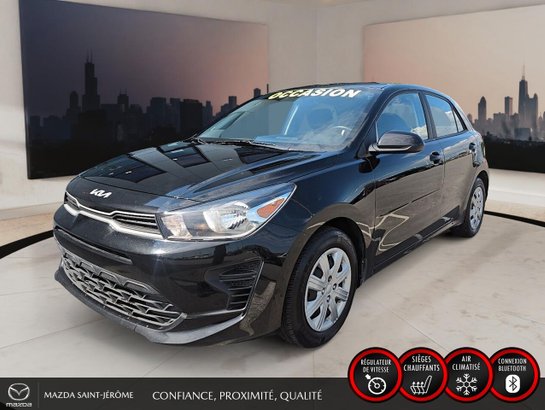 Kia Rio 5 portes LX+ | AUTOMATIQUE | 2023 Noir