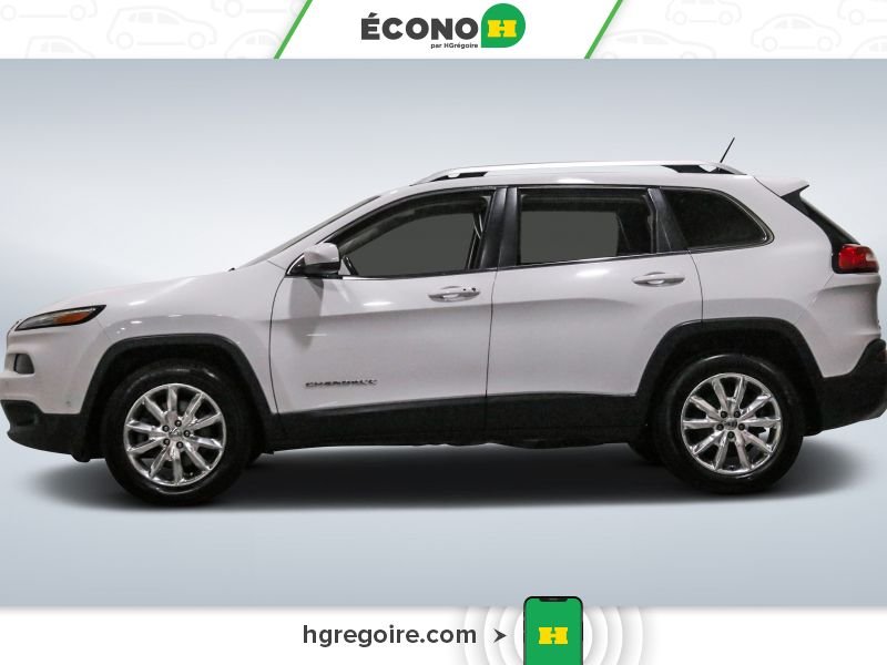 Jeep Cherokee 821127A | LIMITED 4WD CUIR TOIT PANO BLUETOOTH CAMÉRA MAGS 2015 Blanc Laval - photo #4