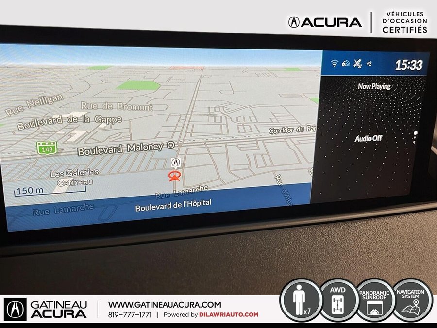 Acura MDX *** UN PROPRIO + CLEAN CARFAX *** 2024 Noir