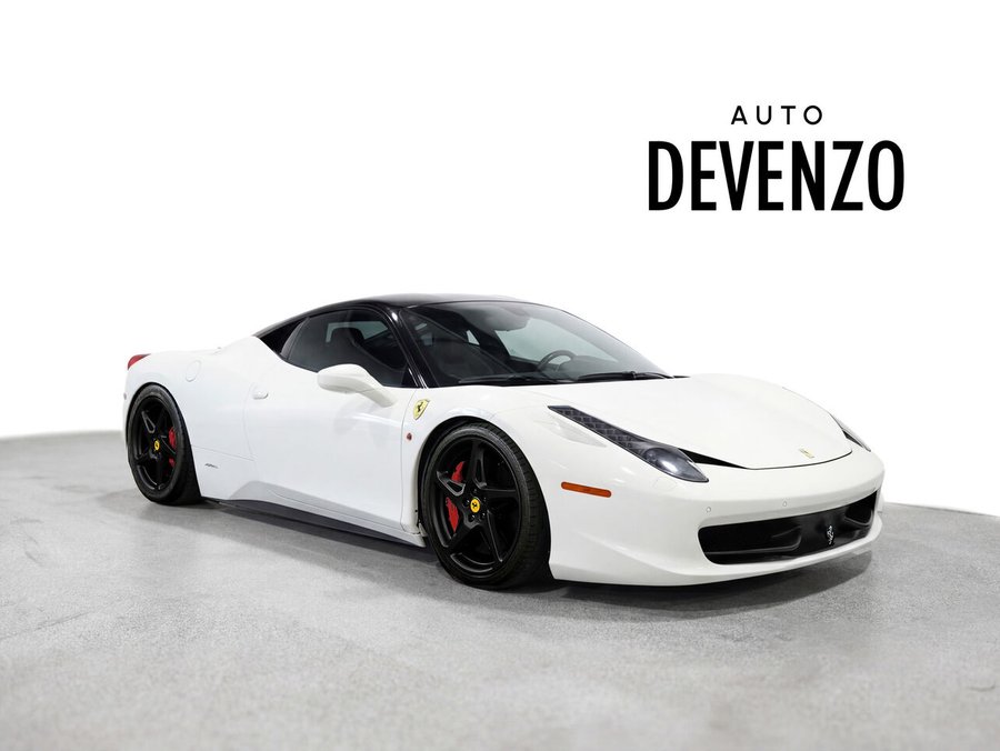 Ferrari 458 Italia Coupe V8 562HP IPE Exhaust 2011 2011 Blanc