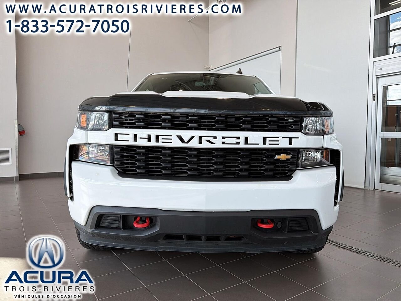 Chevrolet Silverado 1500 CUSTOM BOITE COURTE 2020 Blanc Trois-Rivières - photo #3