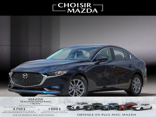 2025 Mazda Mazda3 2025 Deep Crystal Blue Mica