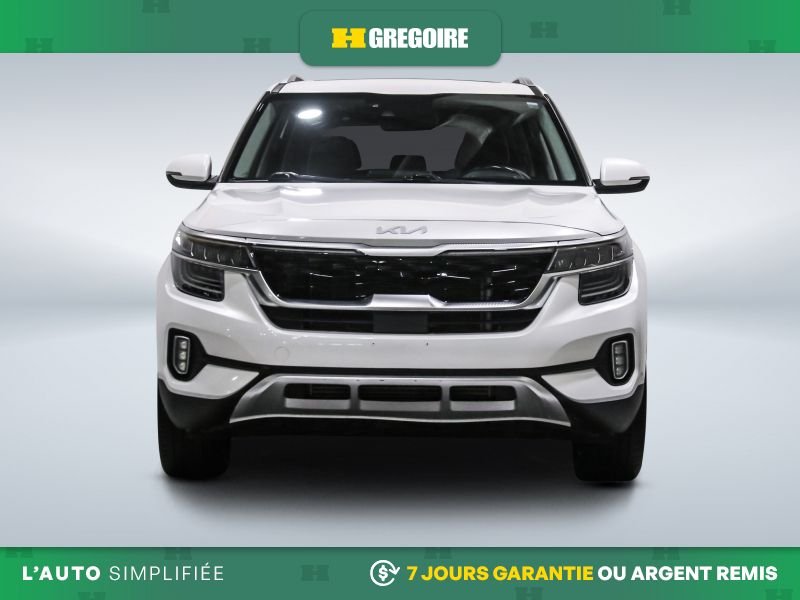 Kia Seltos 821104 | SX Turbo AUTO A/C CUIR TOIT NAV MAGS CAM RECUL BLE 2023 Blanc Laval - photo #2