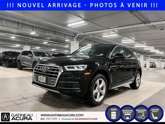 Audi Q5 *** UN PROPRIO + CLEAN CARFAX + BAS KILOMÉTRAGE*** 2018 Noir