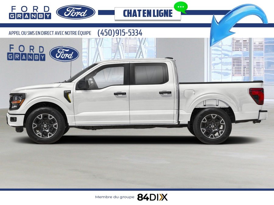 Ford F-150 STX cabine SuperCrew 4RM caisse de 5,5 pi 2026 Blanc Oxford