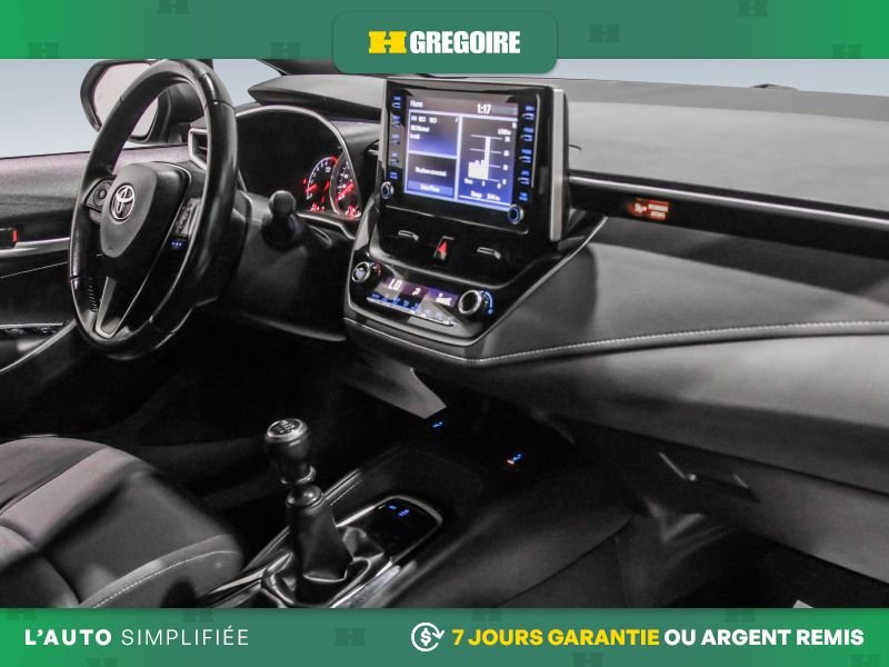 Toyota Corolla 821695 | SE MANUEL A/C NAV GR ELECT MAGS CAM RECUL BLUETOO 2021 Noir Laval - photo #30