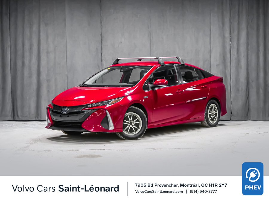 2022 Toyota Prius Prime PLUG-IN 2 SET PNEUS GPS SIÈGES CHAUFFANTS CAPTEUR DEPART DE LIGNE Red