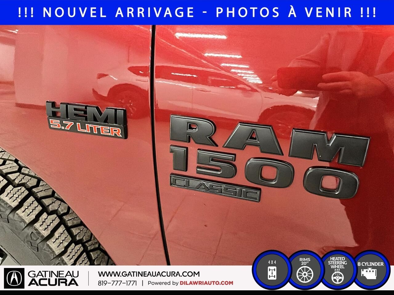 Ram 1500 Classic Express Night Edition crewcab 4x4 2020 Rouge Gatineau - photo #8