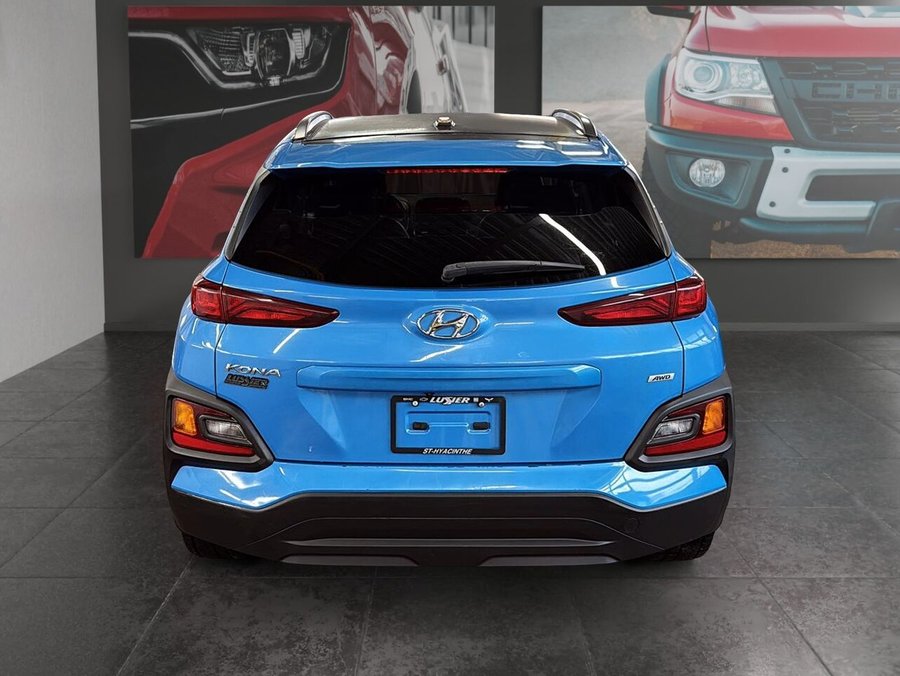 Hyundai KONA LUXURY + GARANTIE DISPONIBLE TOIT OUVRANT + 1-2-3 CHANCE AU CREDIT 2020 Bleu