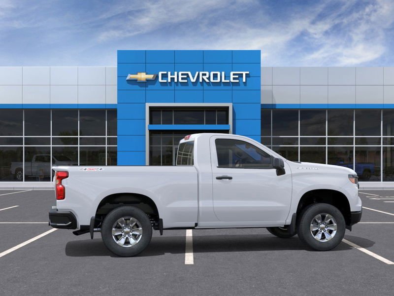 CHEVROLET Silverado 1500 WT cabine classique 4RM 126 po 2026 Blanc sommet Ottawa & Gatineau - photo #4