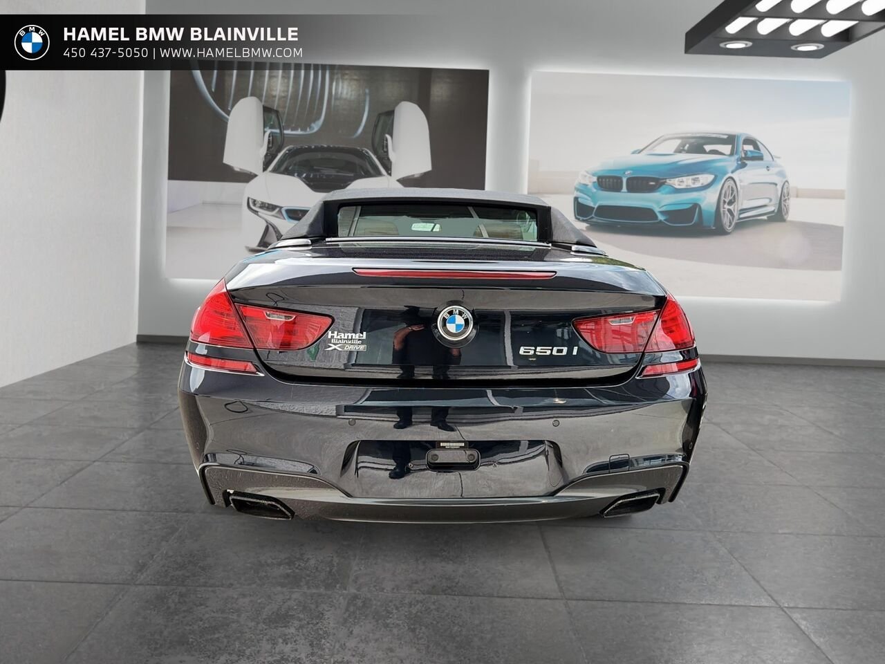 2017 BMW 6 Series Cabriolet 2 portes 650i xDrive à traction intégrale Black Blainville - photo #5