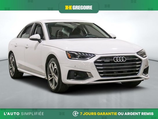 Audi A4 2020 2020 Blanc