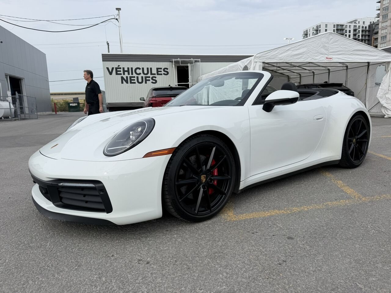 2020 Porsche 911 Carrera 4S Cabriolet GARANTIE CPO PORSCHE 05/2029 White Laval - photo #0