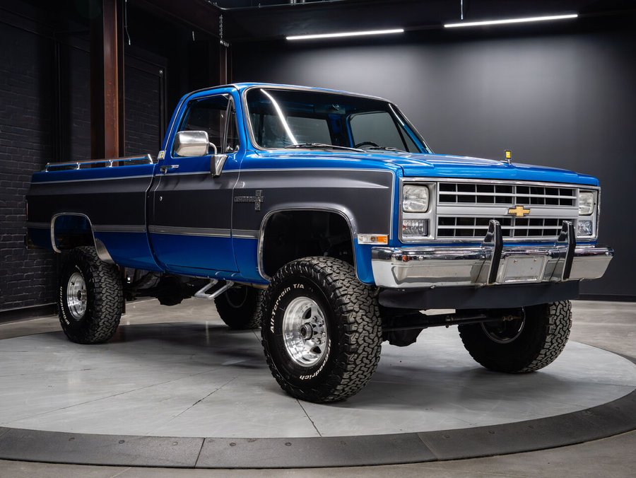1987 Chevrolet K10 1987 Blue