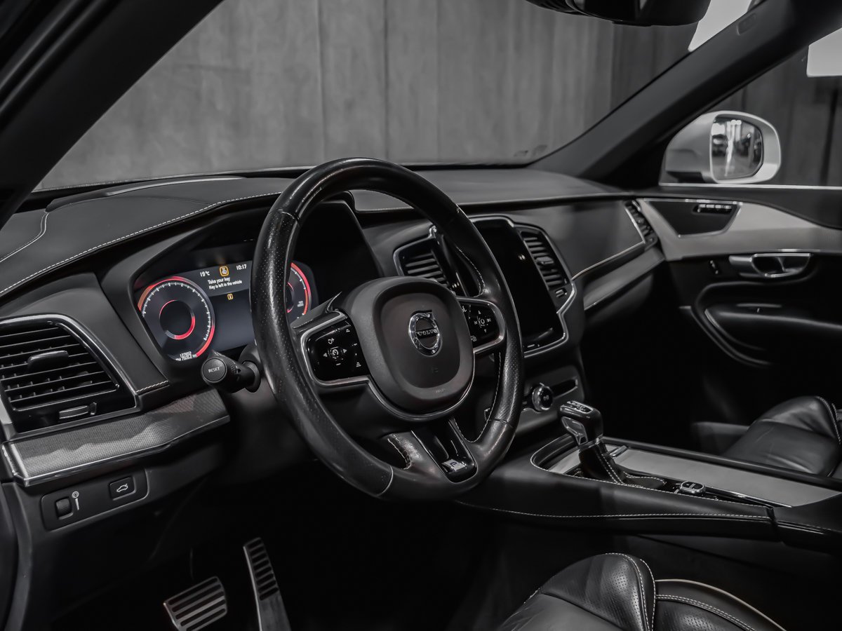 Volvo XC90 T6 R-DESIGN CONVENIENCE AFFICH. TÊTE HAUTE POLESTAR OPTIMISATION 2017 Noir Montréal - photo #7