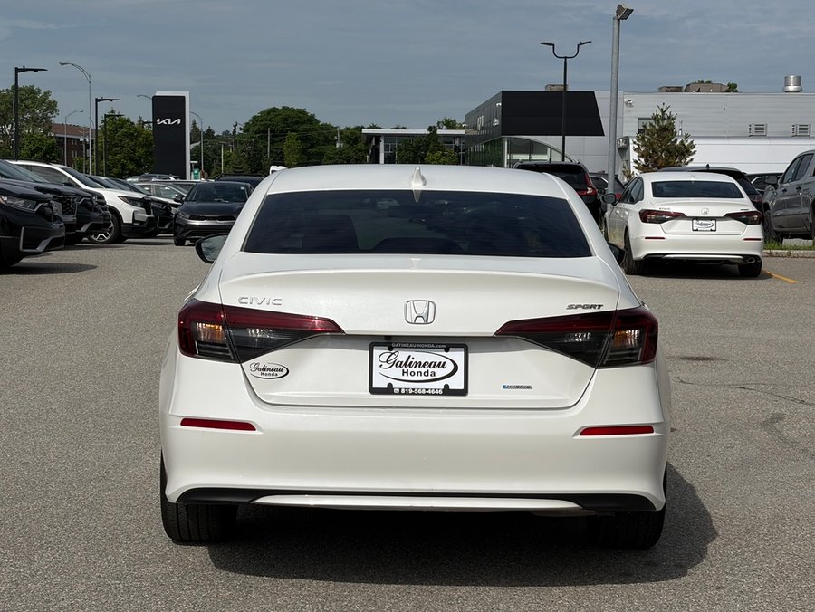 Honda Civic Sedan Hybrid 2025 2025 Blanc