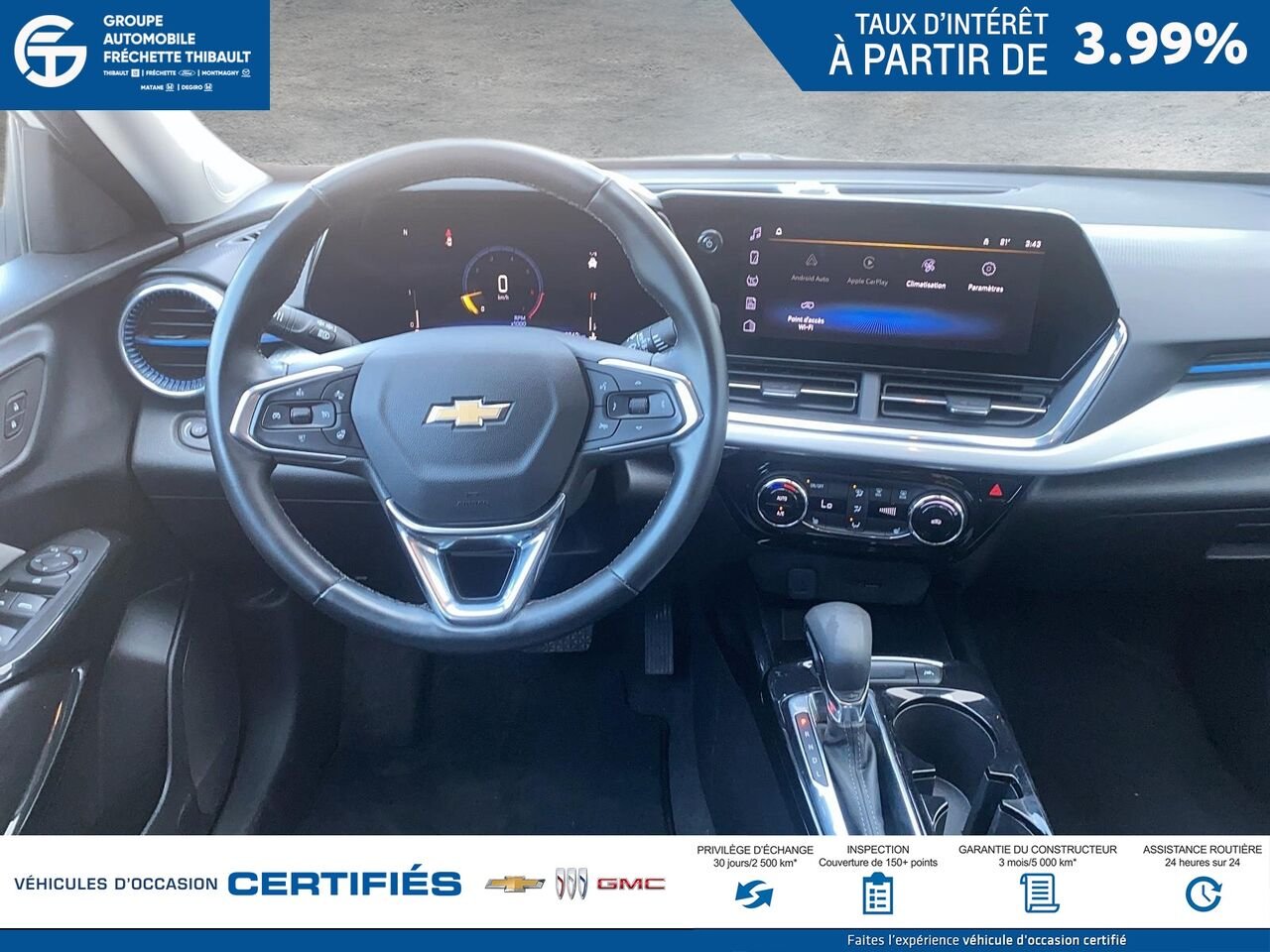 2025 CHEVROLET TRAX Traction avant 4 portes LT White Montmagny - photo #8