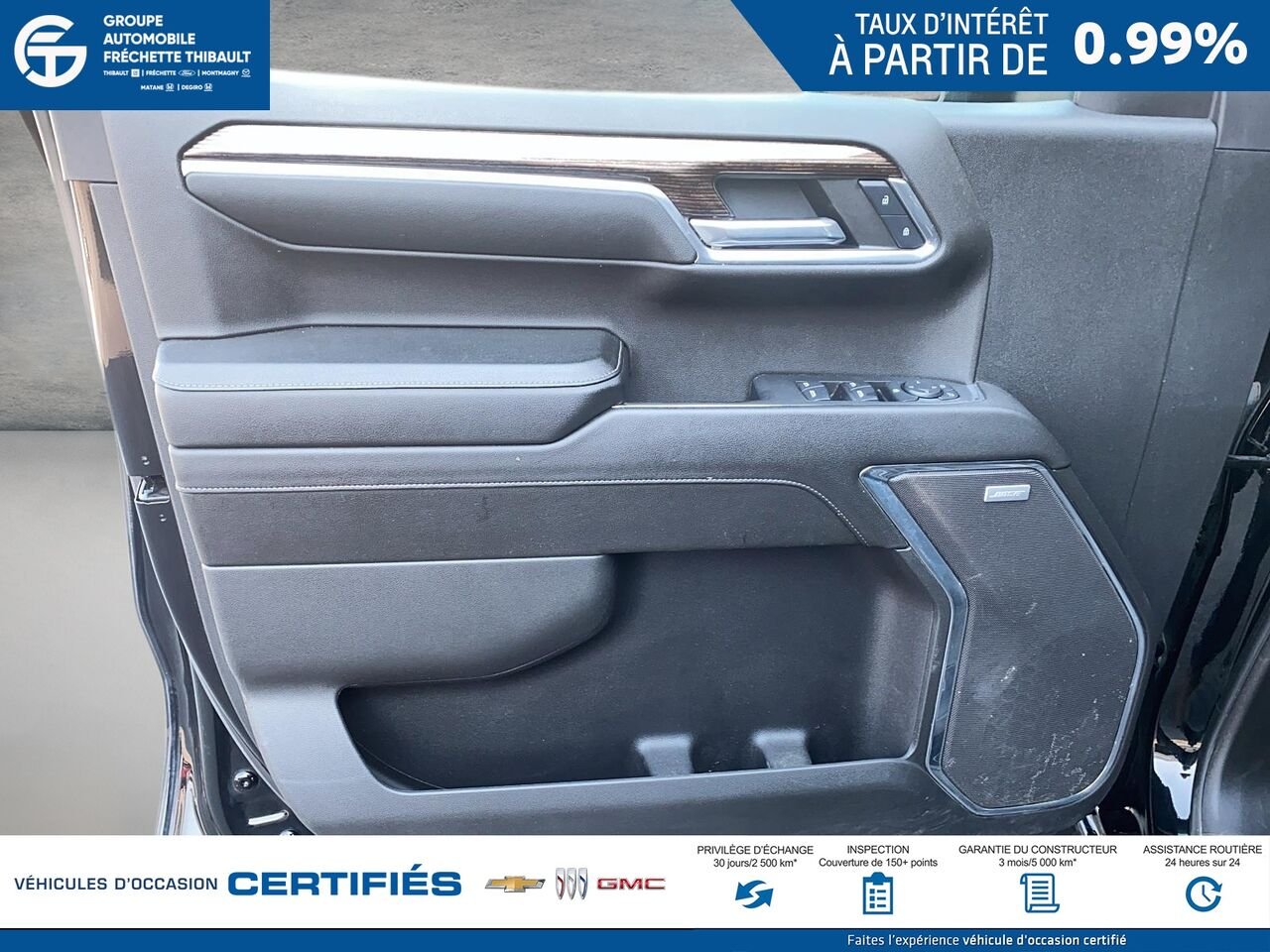 GMC SIERRA Elevation cabine multiplace 4RM 157 po 2024 Noir Montmagny - photo #9