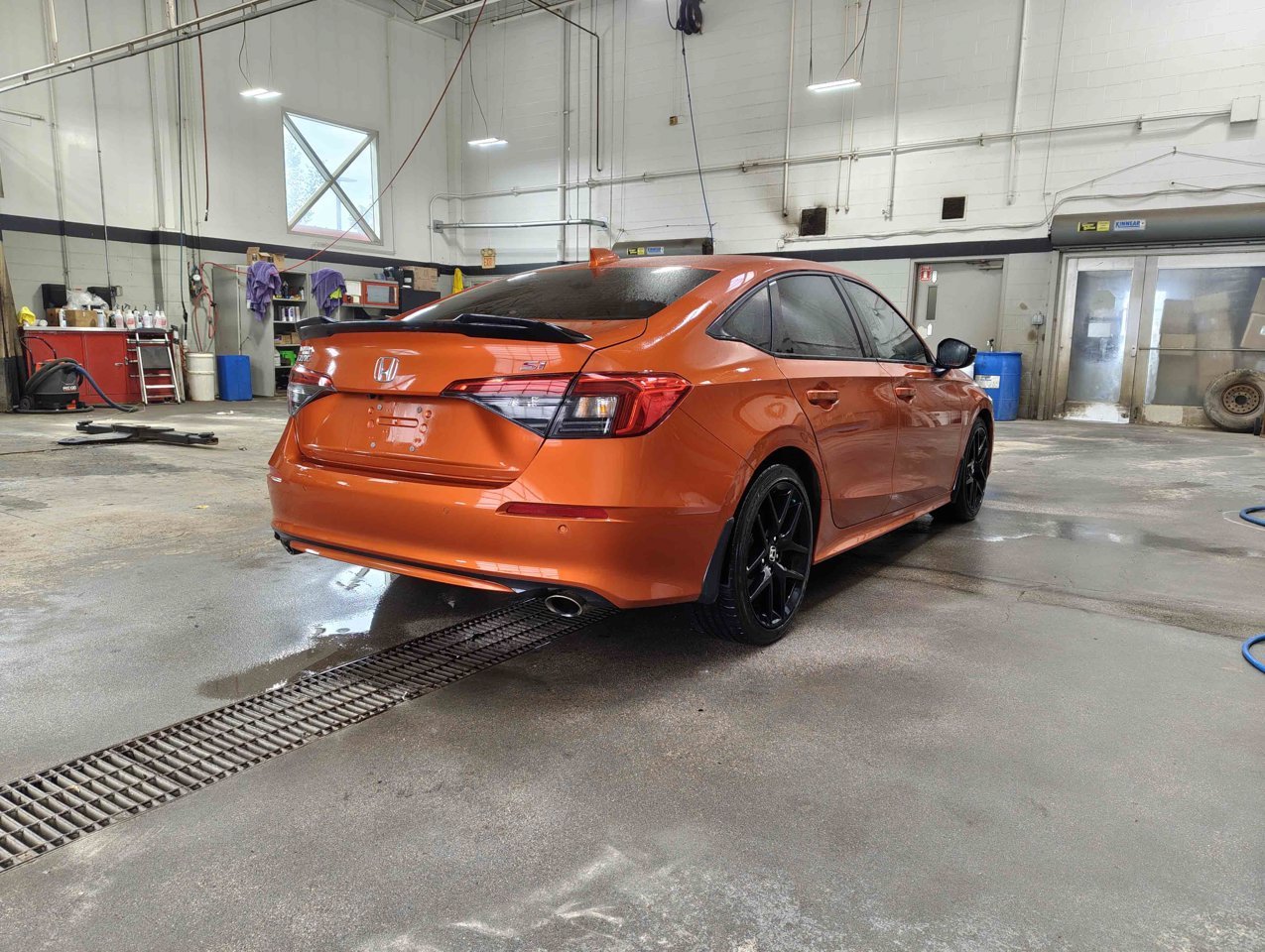 2023 Honda Civic Si Manual Orange Sherwood Park - photo #5