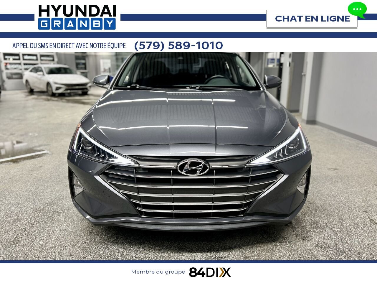 Hyundai Elantra 2020 Gris Granby - photo #2