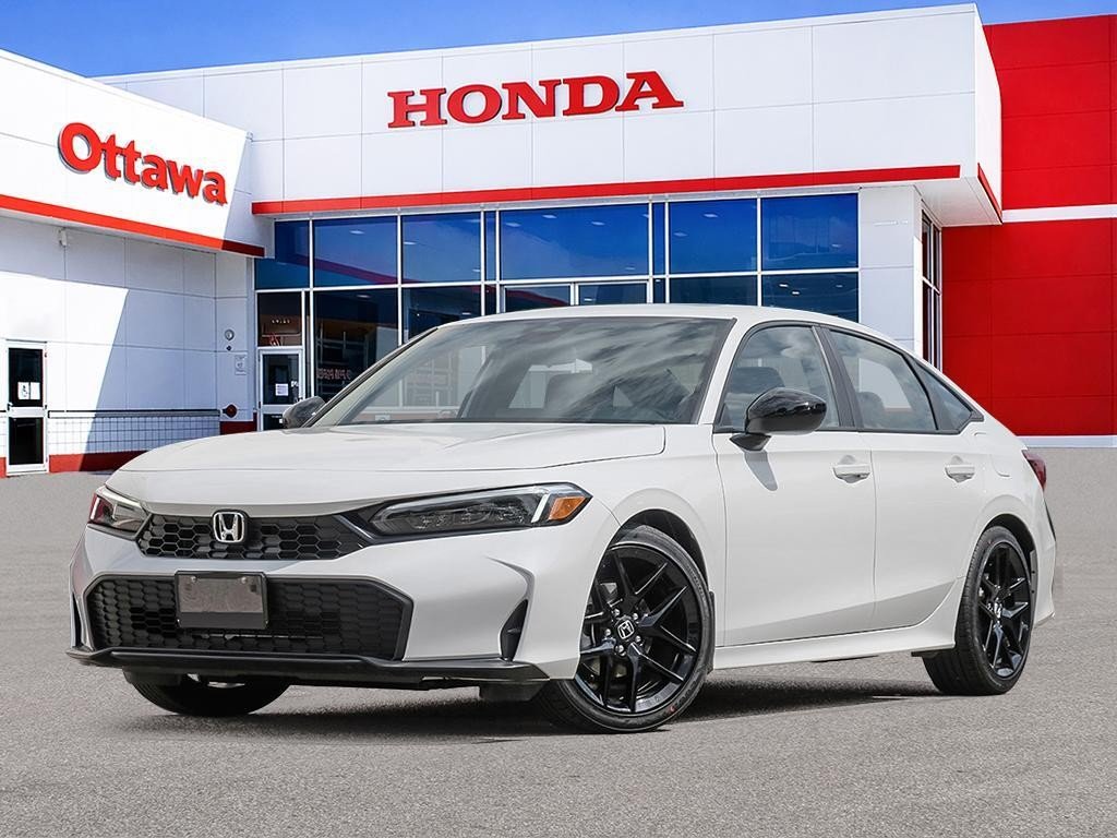 2026 Honda Civic Sedan Sport CVT Sedan Platinum White Pearl Ottawa & Gatineau - photo #0