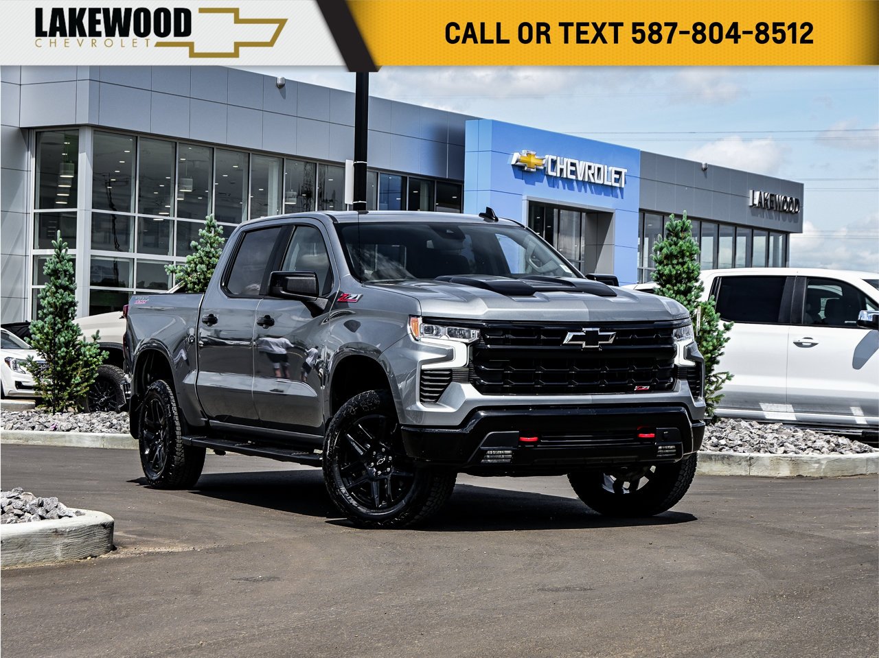 2026 Chevrolet Silverado 1500 4WD Crew Cab 147 LT Trail Boss Grey Sherwood Park - photo #0