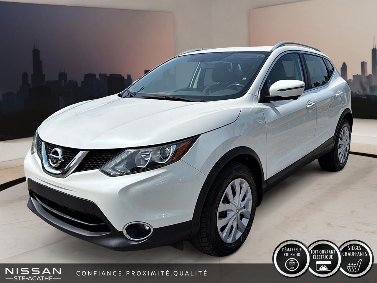 2017 Nissan Qashqai SL 4 portes CVT TI White Saint-Jérôme - photo #0